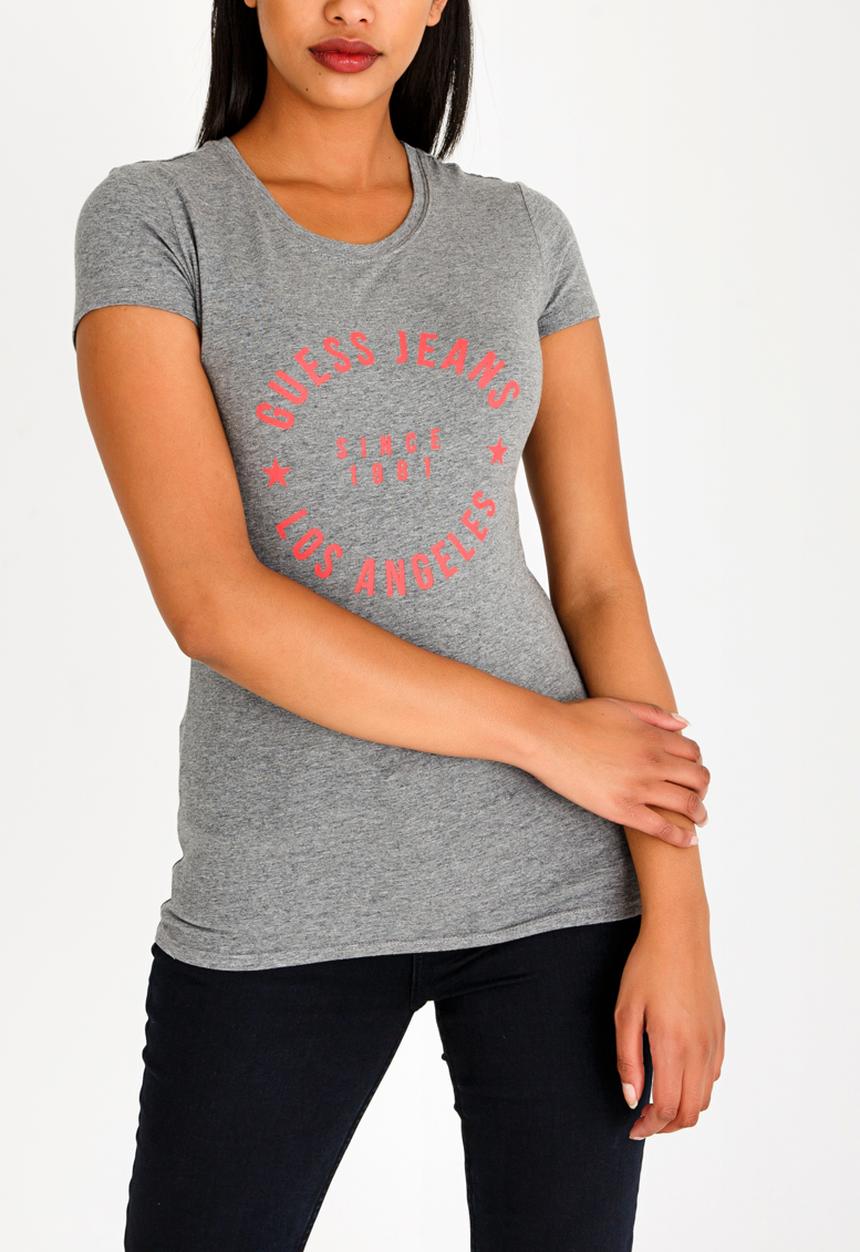 GUESS - Guess Classic Varsity Tee Grey