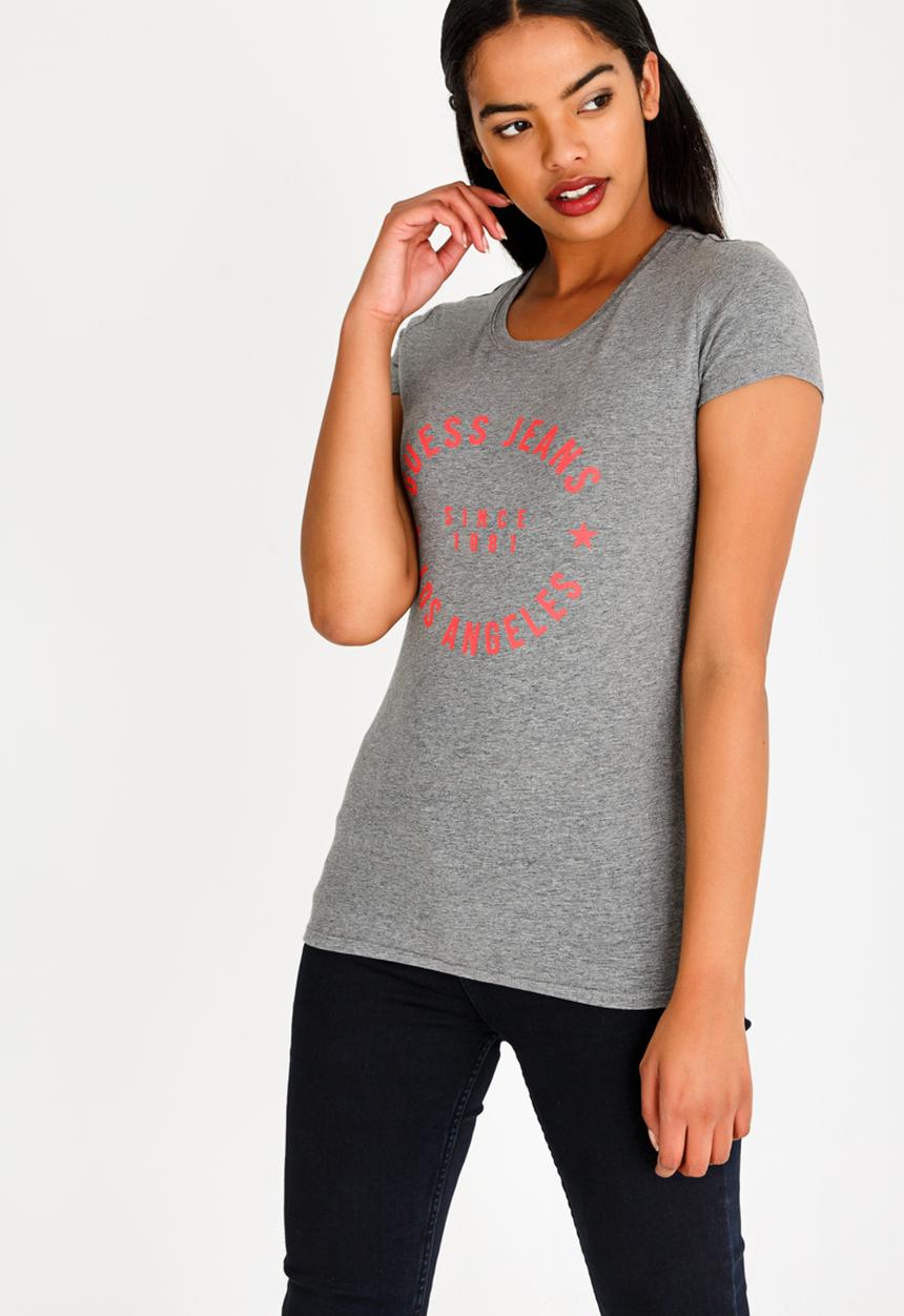GUESS - Guess Classic Varsity Tee Grey