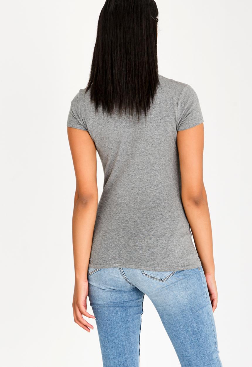 GUESS - Guess Western Logo Tee Grey