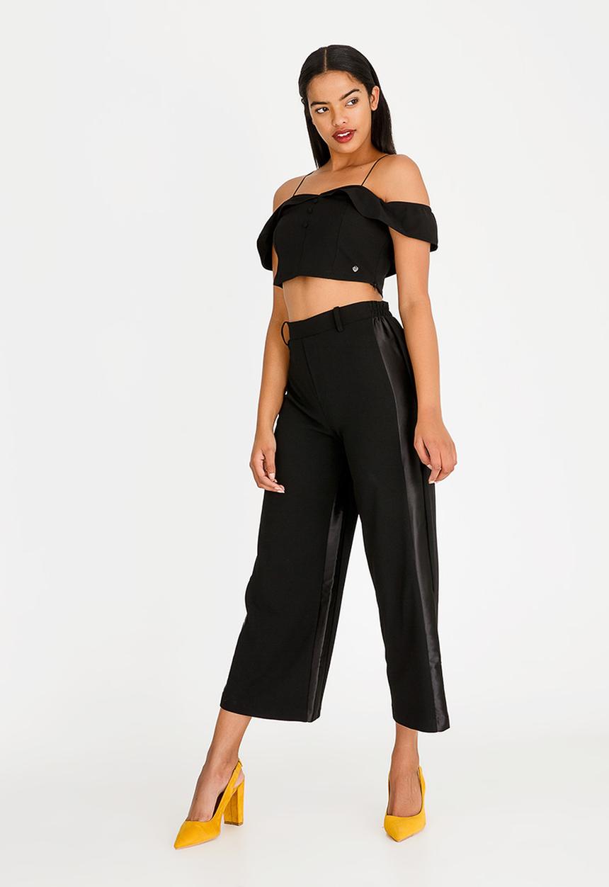 SISSY BOY - Sugar Crop Top Black
