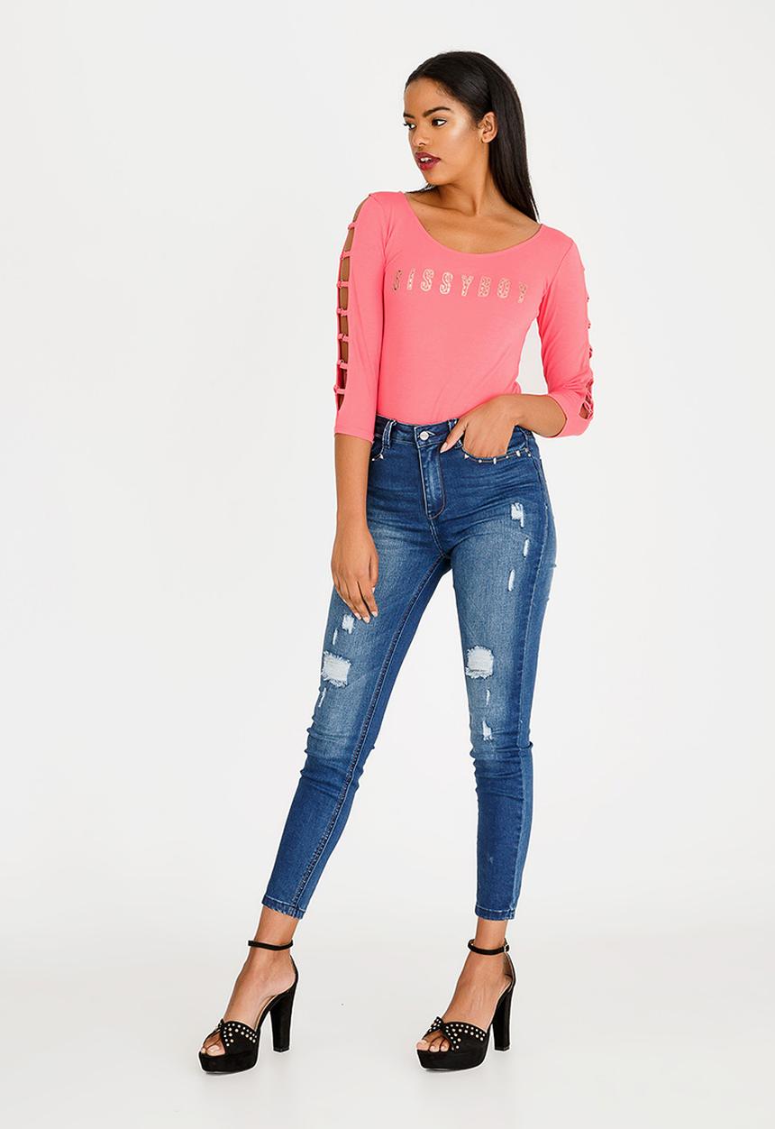 SISSY BOY - Reona One Up Top Coral