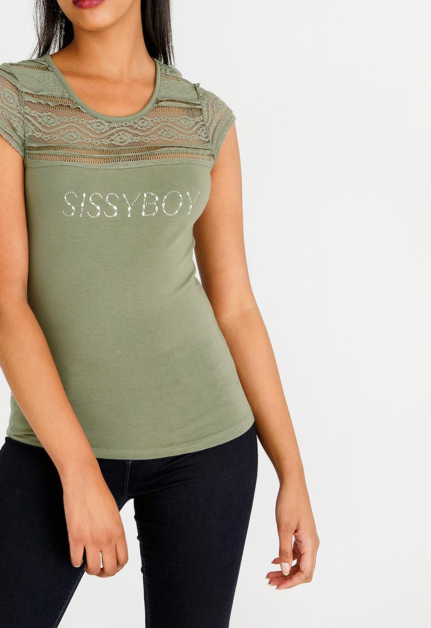 SISSY BOY - Rocko One Up Top Khaki Green