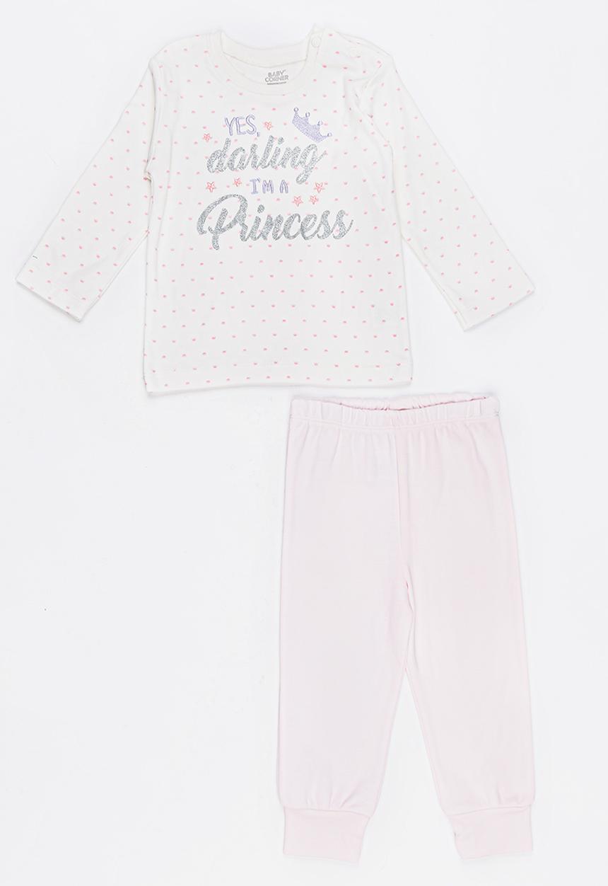 Baby Corner - Darling Pj Set Mid Pink