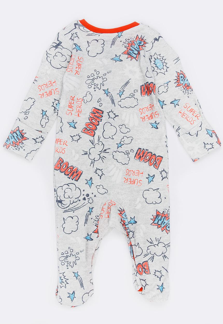 Baby Corner - Printed Sleepsuit Multi-colour
