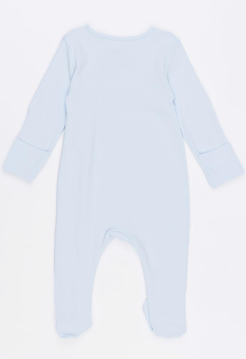 Baby Corner - Printed Sleepsuit Mid Blue