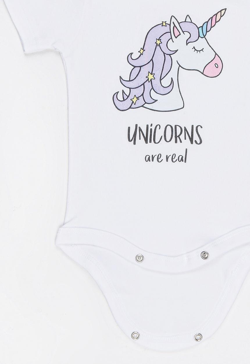 Funky Shop - Slogan Baby Grow White