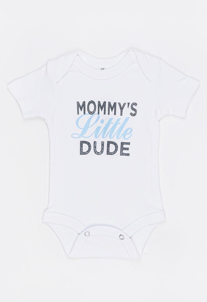 Funky Shop - Slogan Baby Grow White