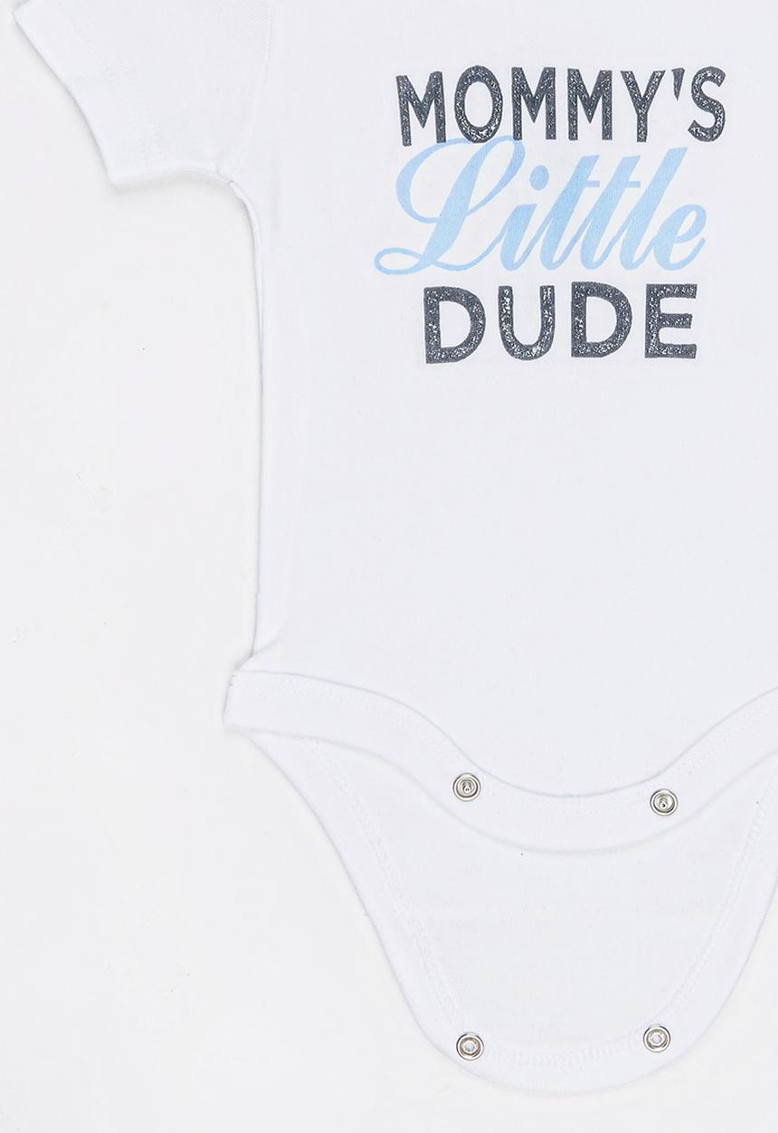 Funky Shop - Slogan Baby Grow White
