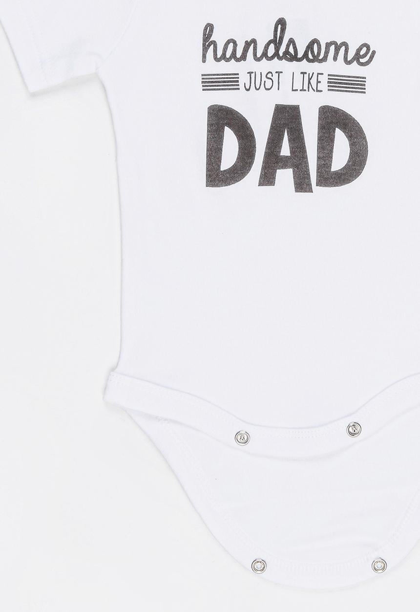 Funky Shop - Slogan Baby Grow White