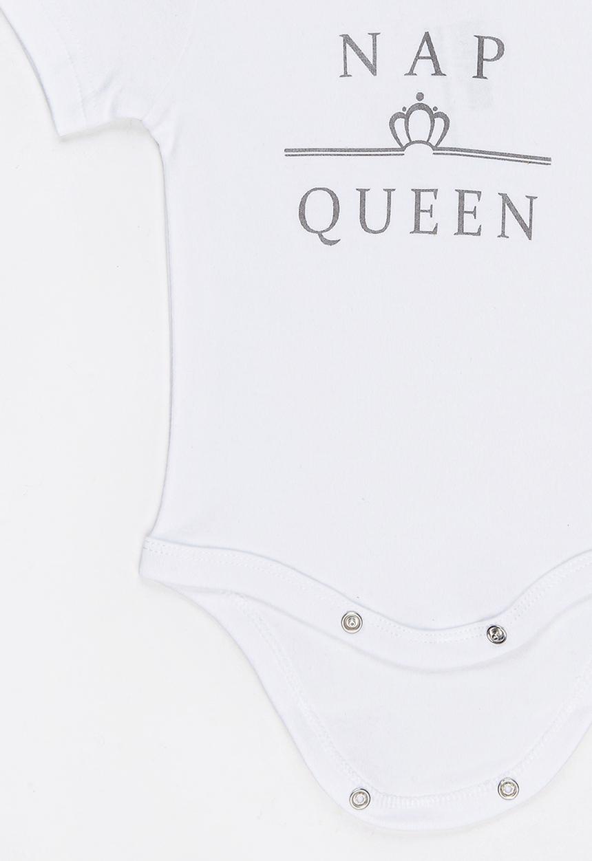 Funky Shop - Slogan Baby Grow White