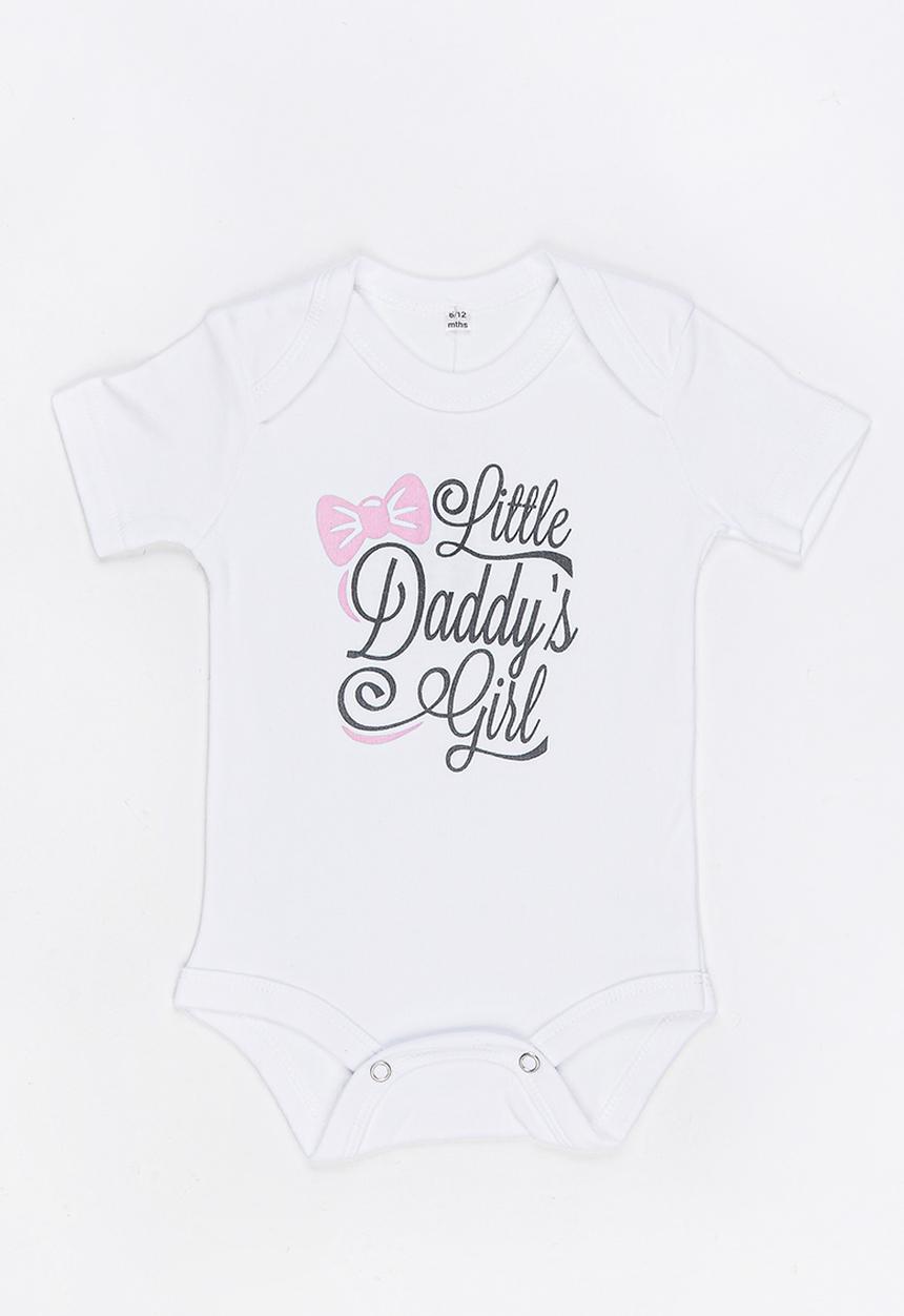 Funky Shop - Slogan Baby Grow White
