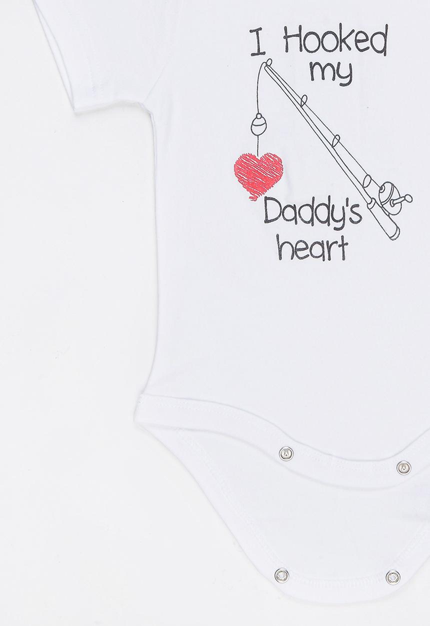 Funky Shop - Slogan Baby Grow White