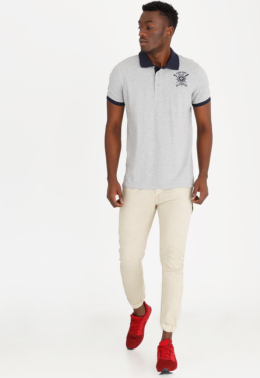 STYLE REPUBLIC - Contrast Golfer Grey