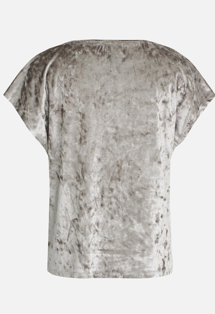 MINOTI - Utility Crushed Velvet Oversized Tee Grey