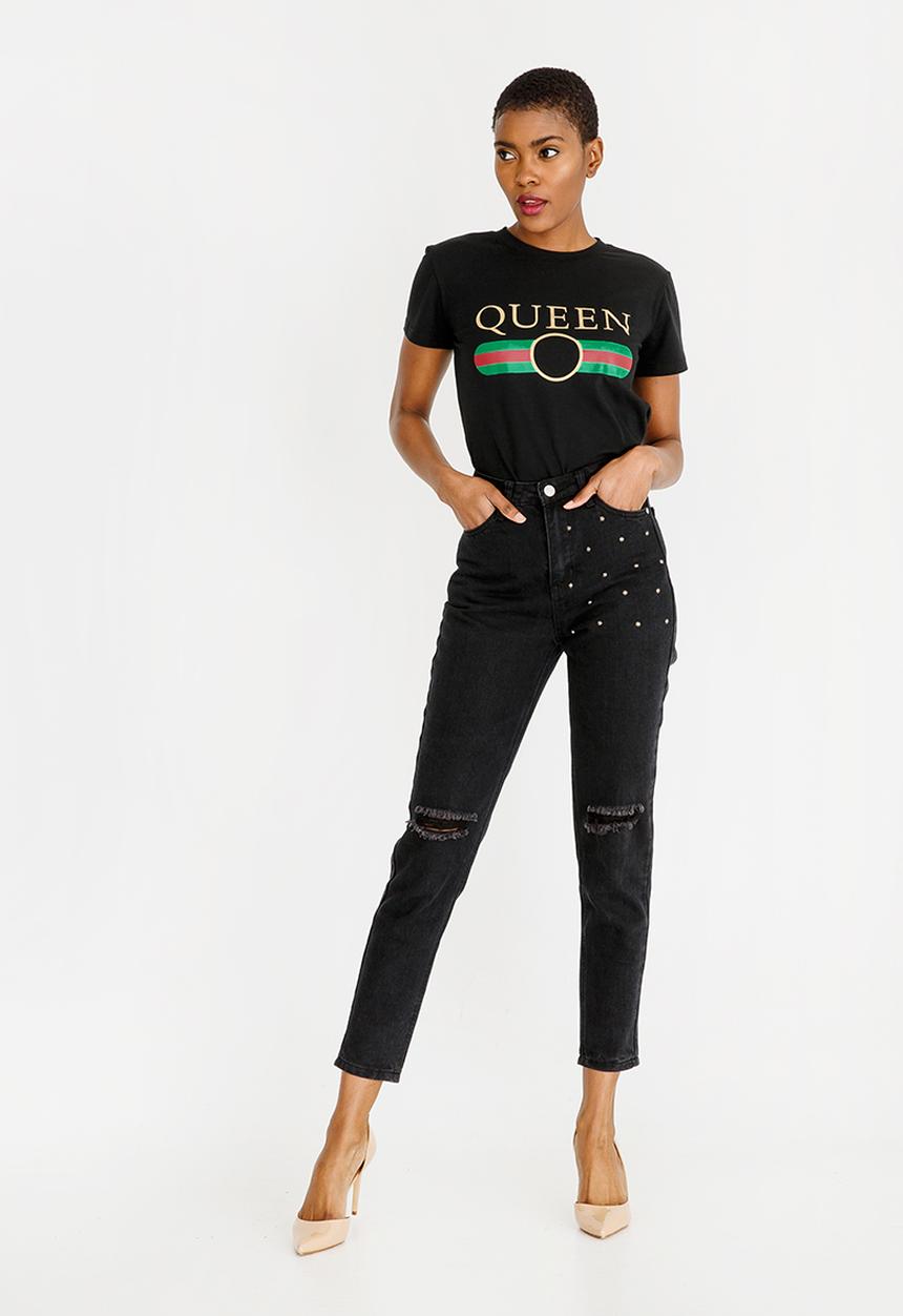 STYLE REPUBLIC - Queen T-Shirt Black