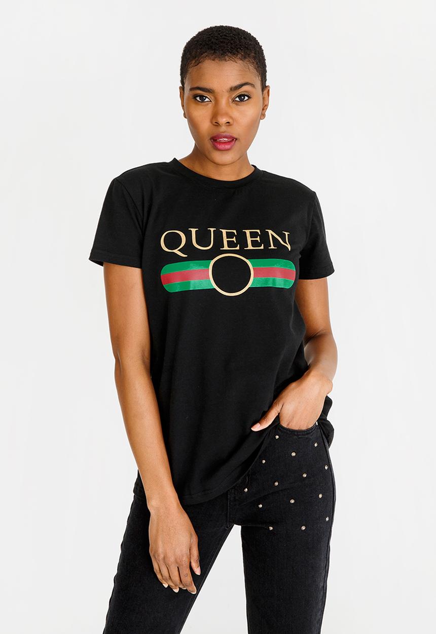STYLE REPUBLIC - Queen T-Shirt Black