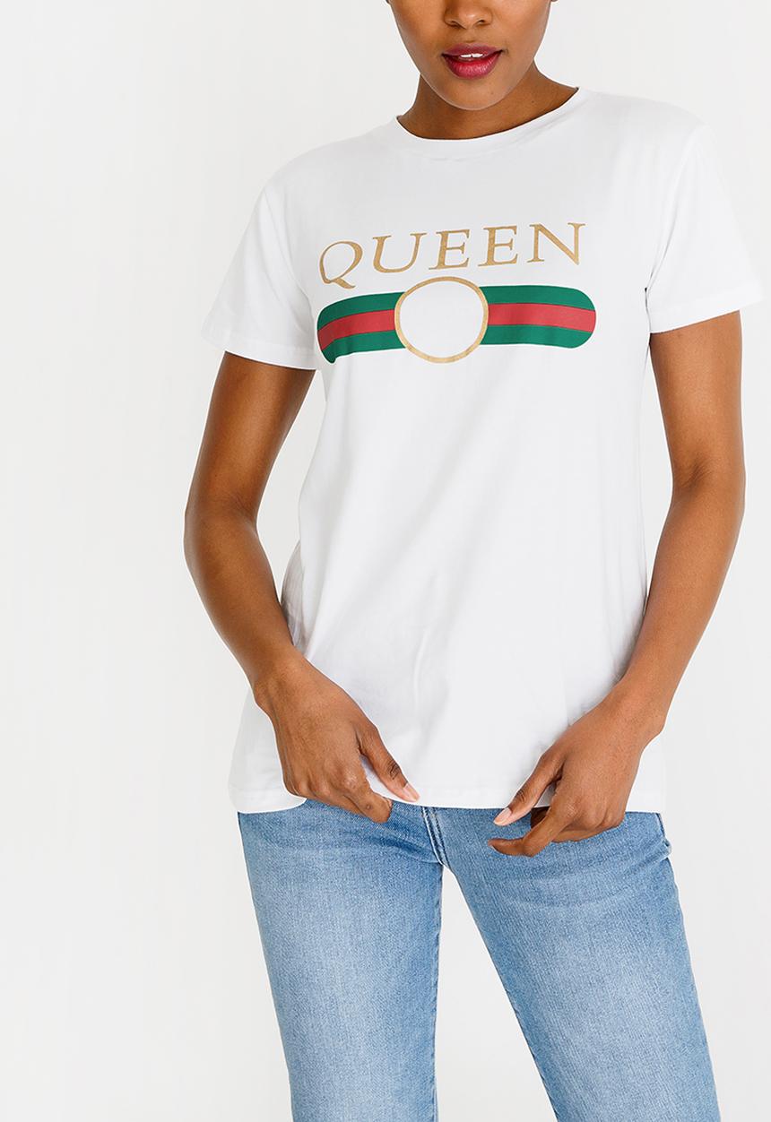 STYLE REPUBLIC - Queen T-Shirt White