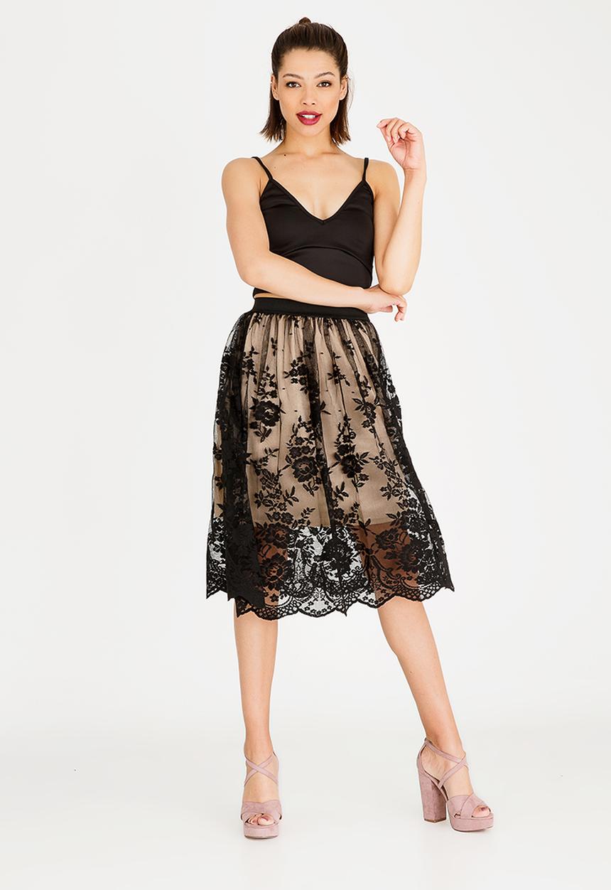 STYLE REPUBLIC - Two Piece Event Dress Set Black