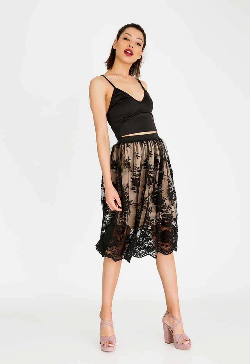STYLE REPUBLIC - Two Piece Event Dress Set Black