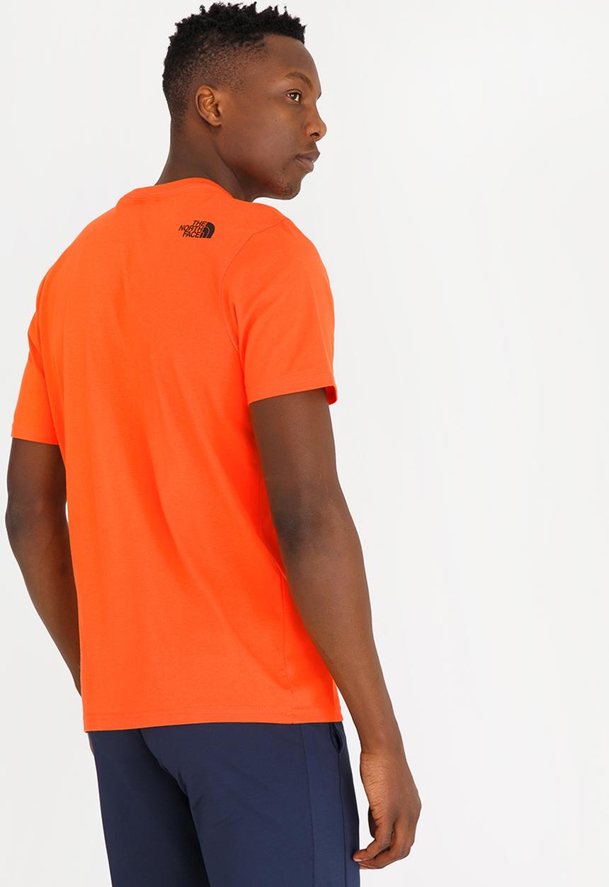 The North Face - Short sleeve fine tee - orange 