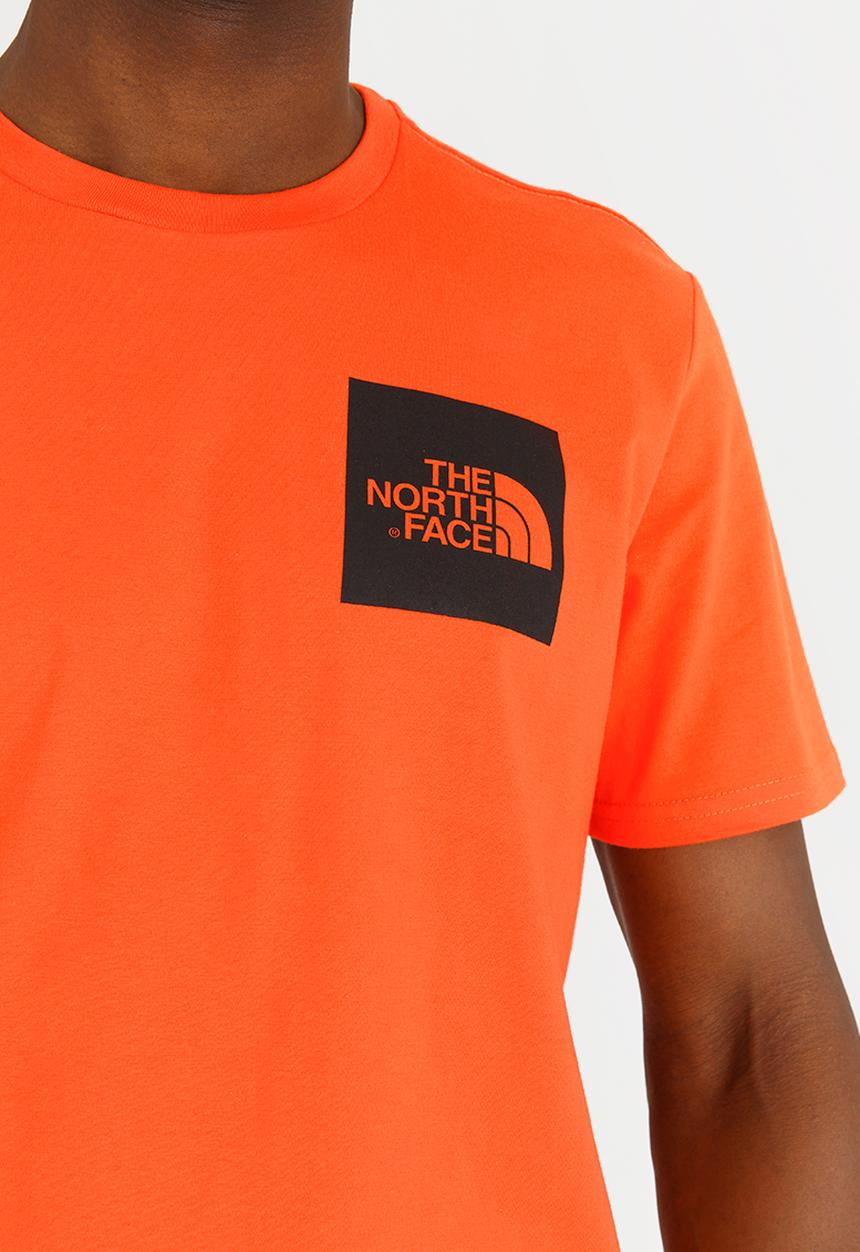 The North Face - Short sleeve fine tee - orange 