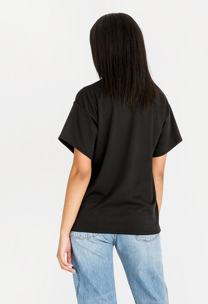 c(inch) - High neck T-shirt - black 
