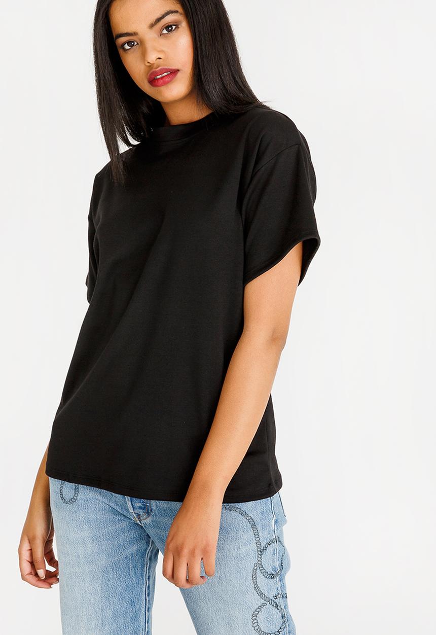 c(inch) - High neck T-shirt - black 