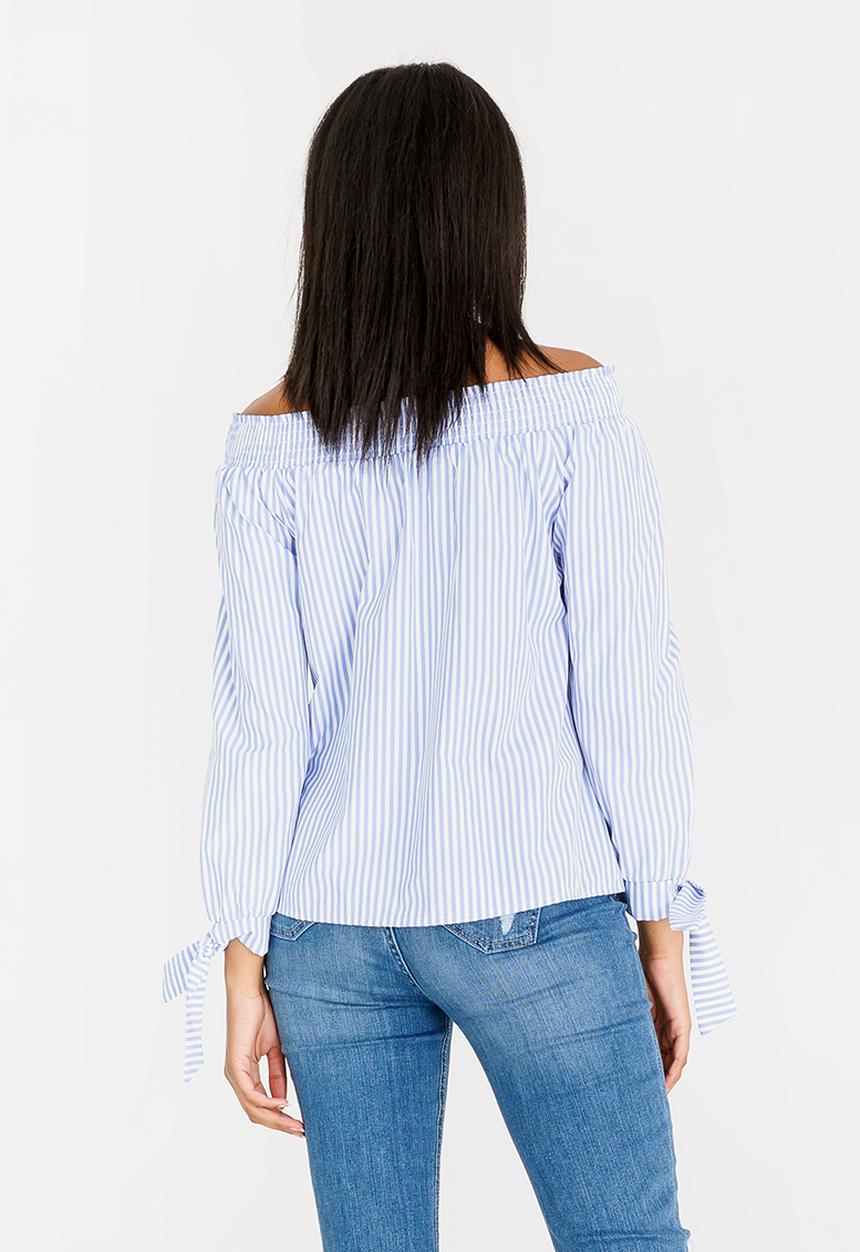 c(inch) - Bardot Blouse Blue