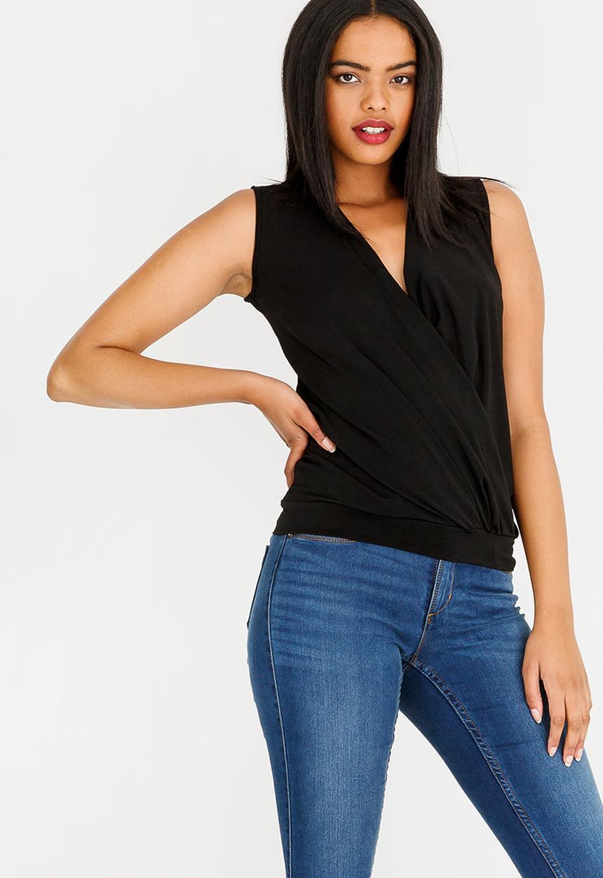 c(inch) - Cross Over Top Black