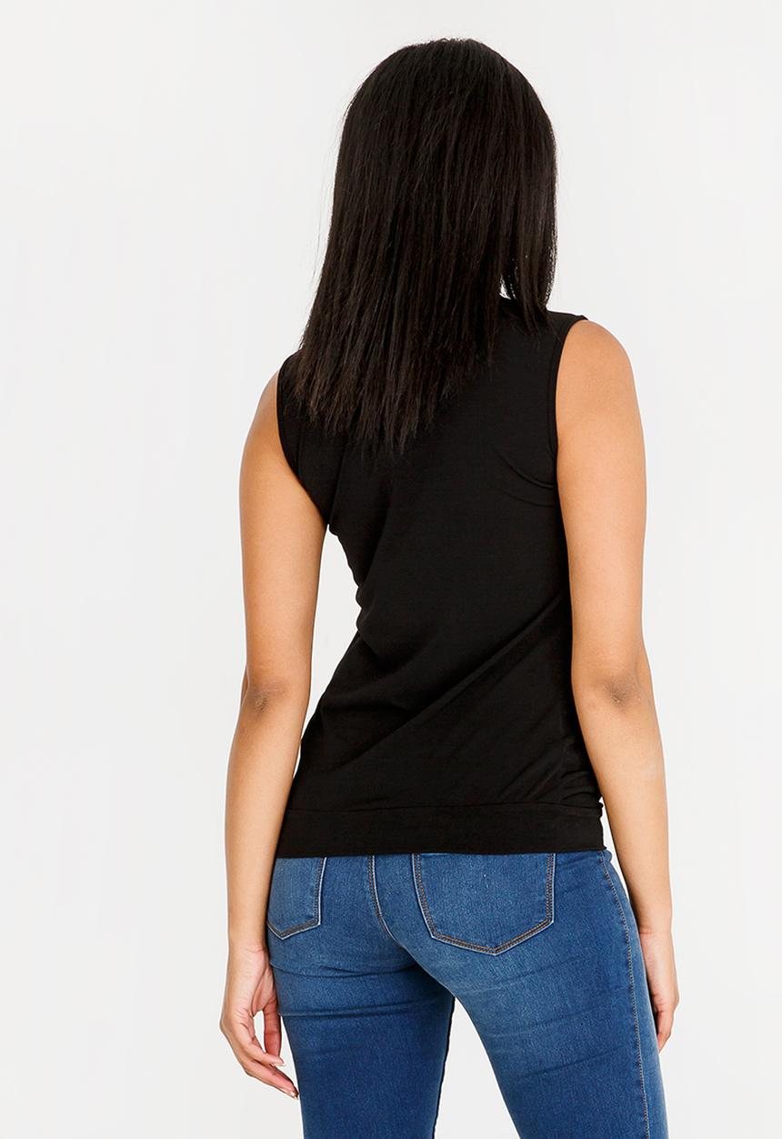 c(inch) - Cross Over Top Black