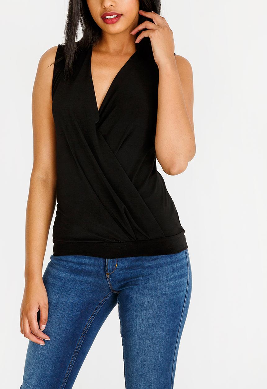 c(inch) - Cross Over Top Black