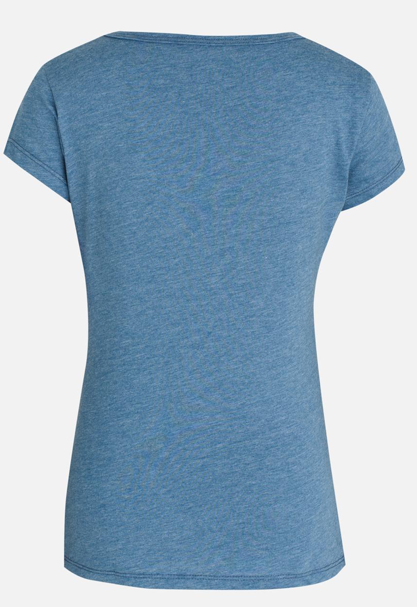 Roxy - Abstract Land Scoop Tee Dark Blue