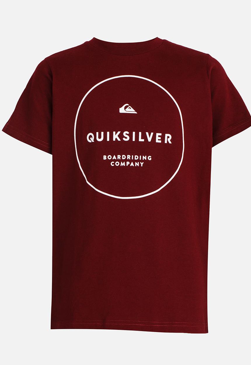 Quiksilver - Stabbed Again Boys 3 Tee Maroon