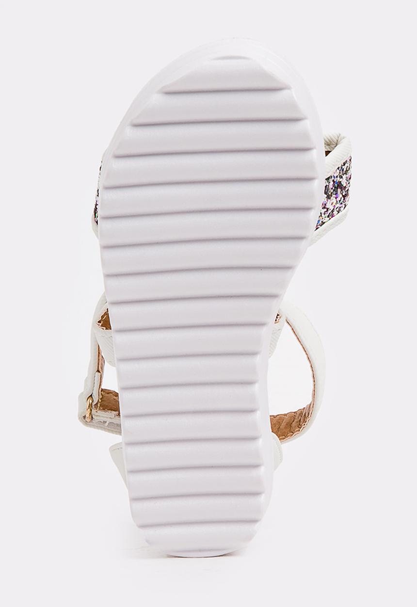 Pop Candy - Glitter sandal - white 