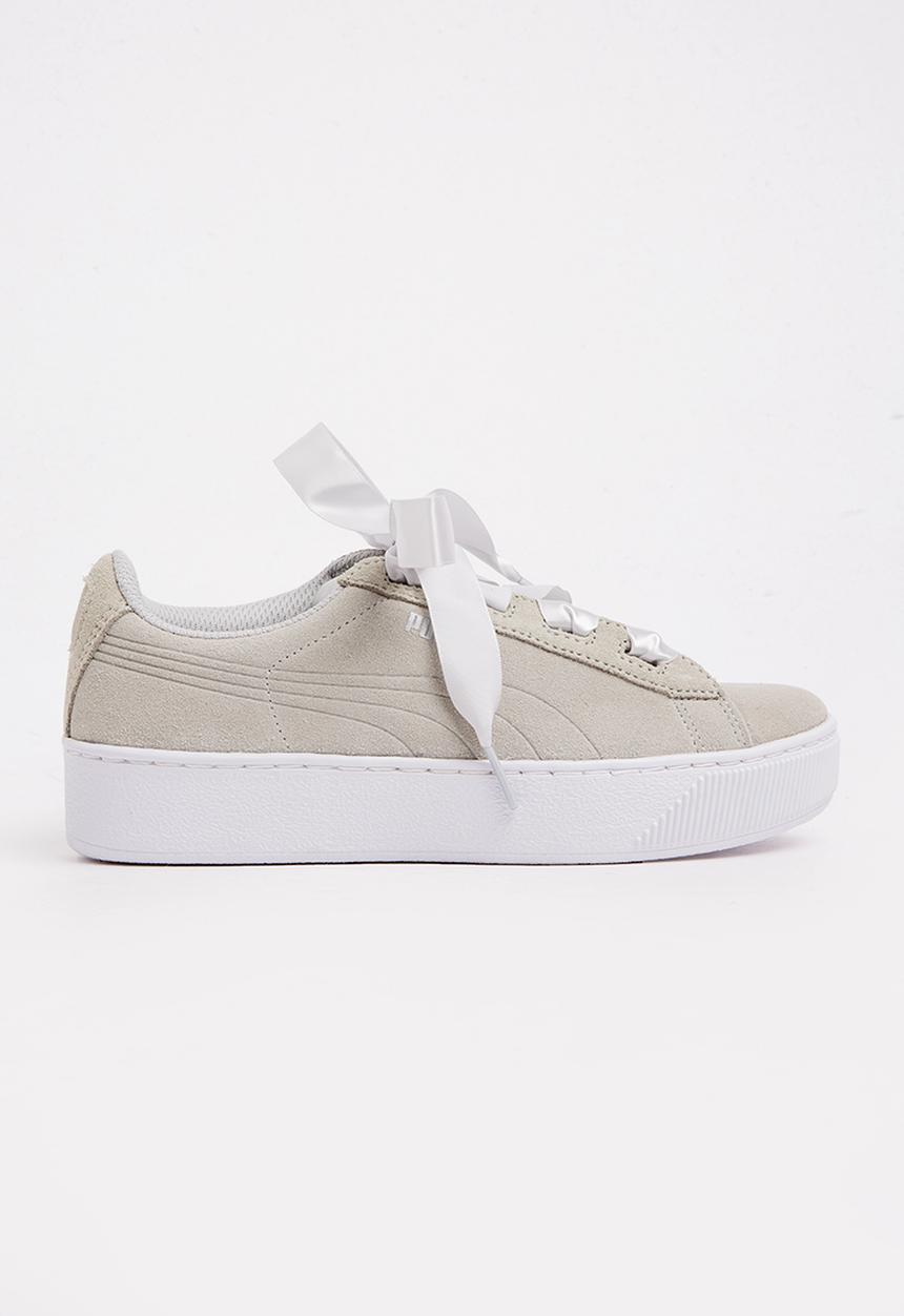 PUMA - Vikky Platform Ribbon  Sneaker Grey