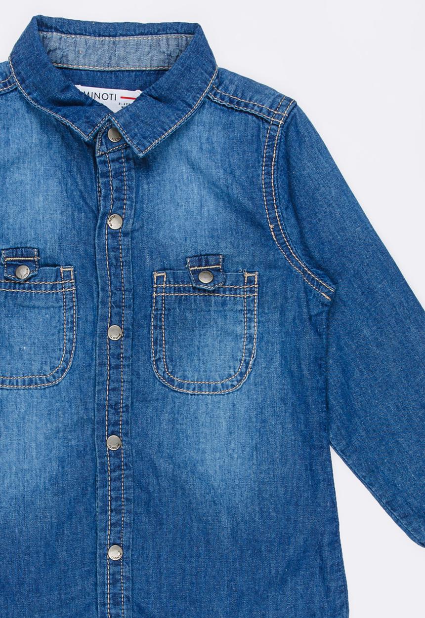 MINOTI - Army Denim Shirt Blue