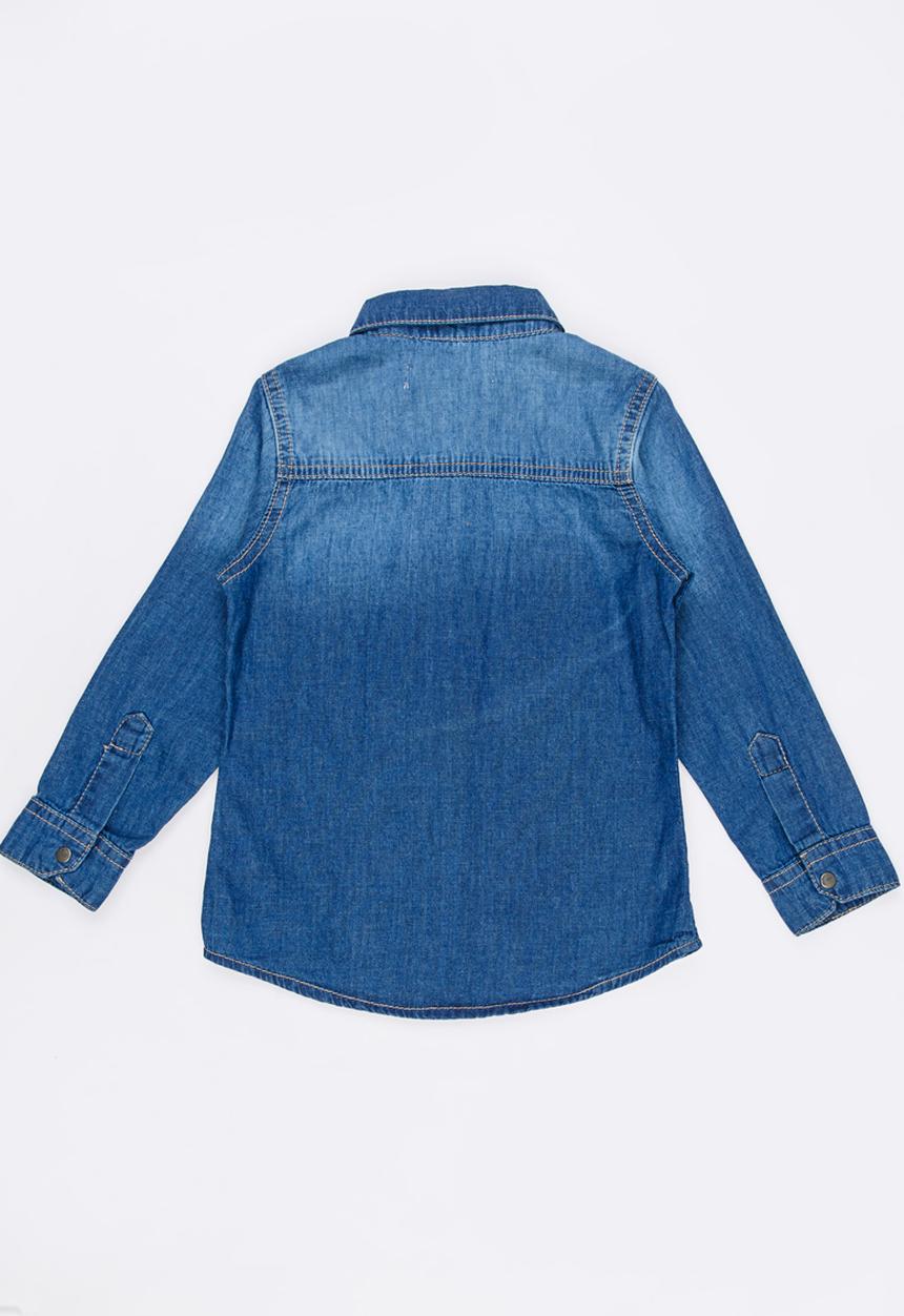 MINOTI - Army Denim Shirt Blue
