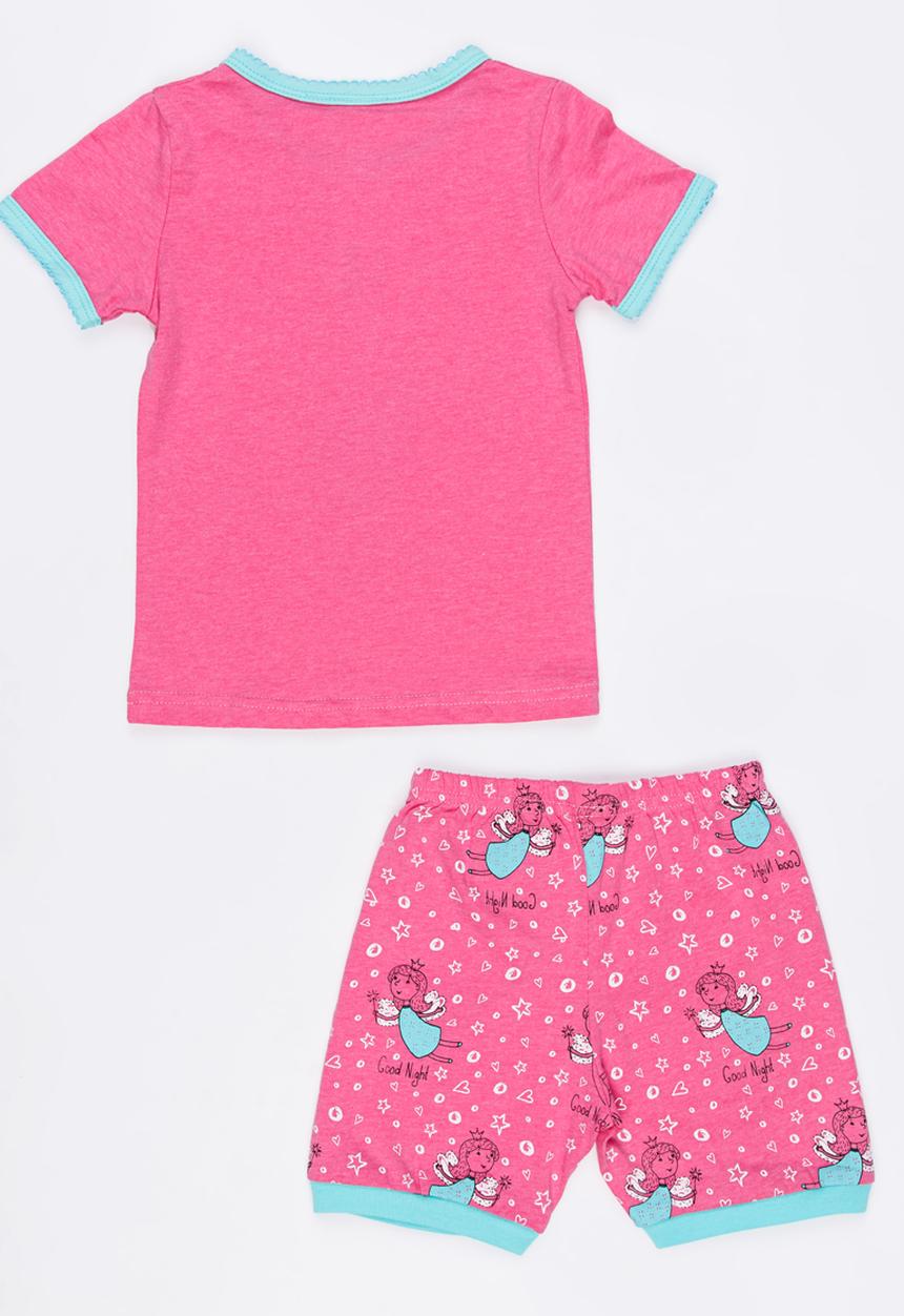 Pop Candy - Short Sleeve Printed Fairy Pj Set - pink