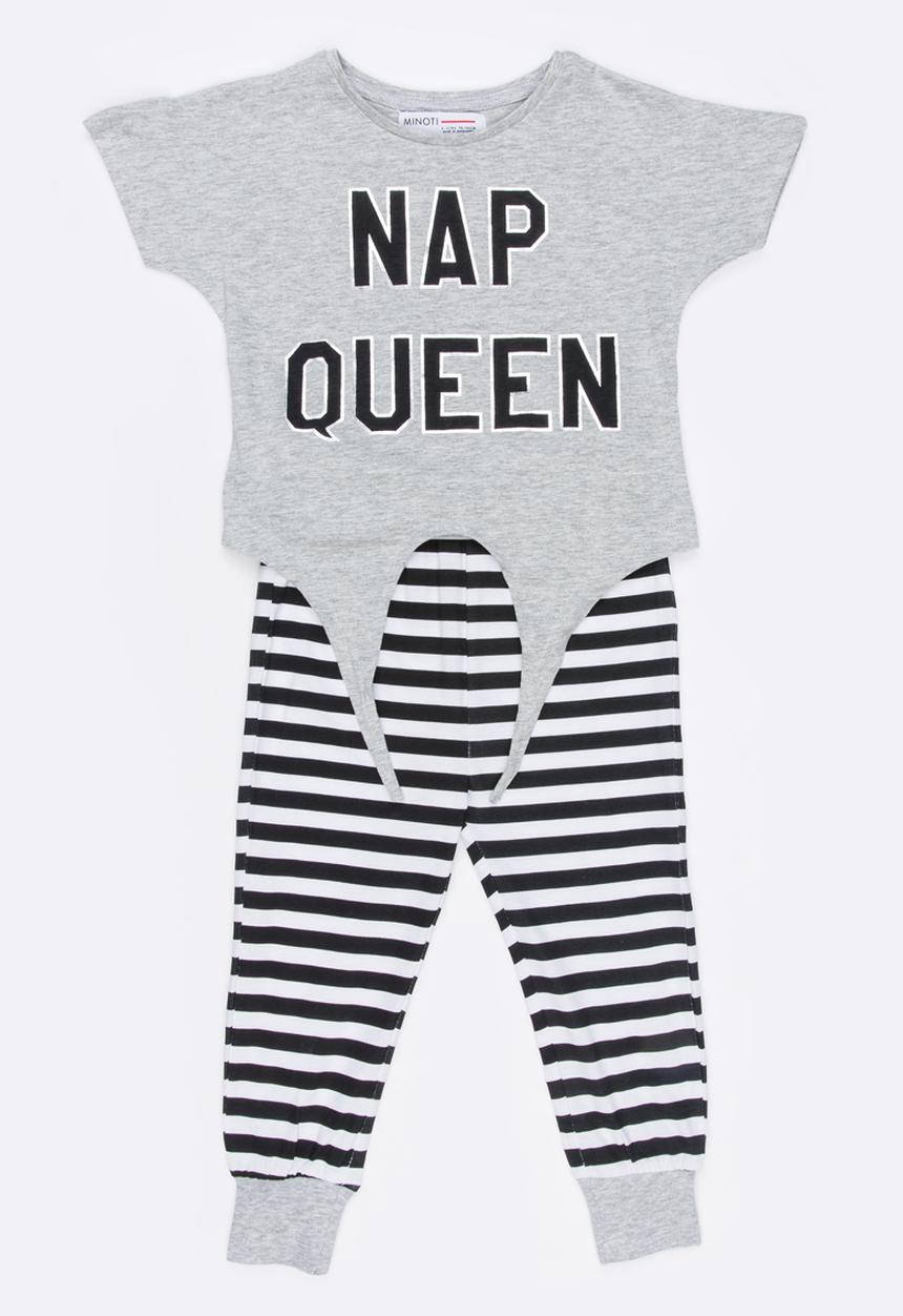 MINOTI - Puppy Printed PJ Set Mid Pink