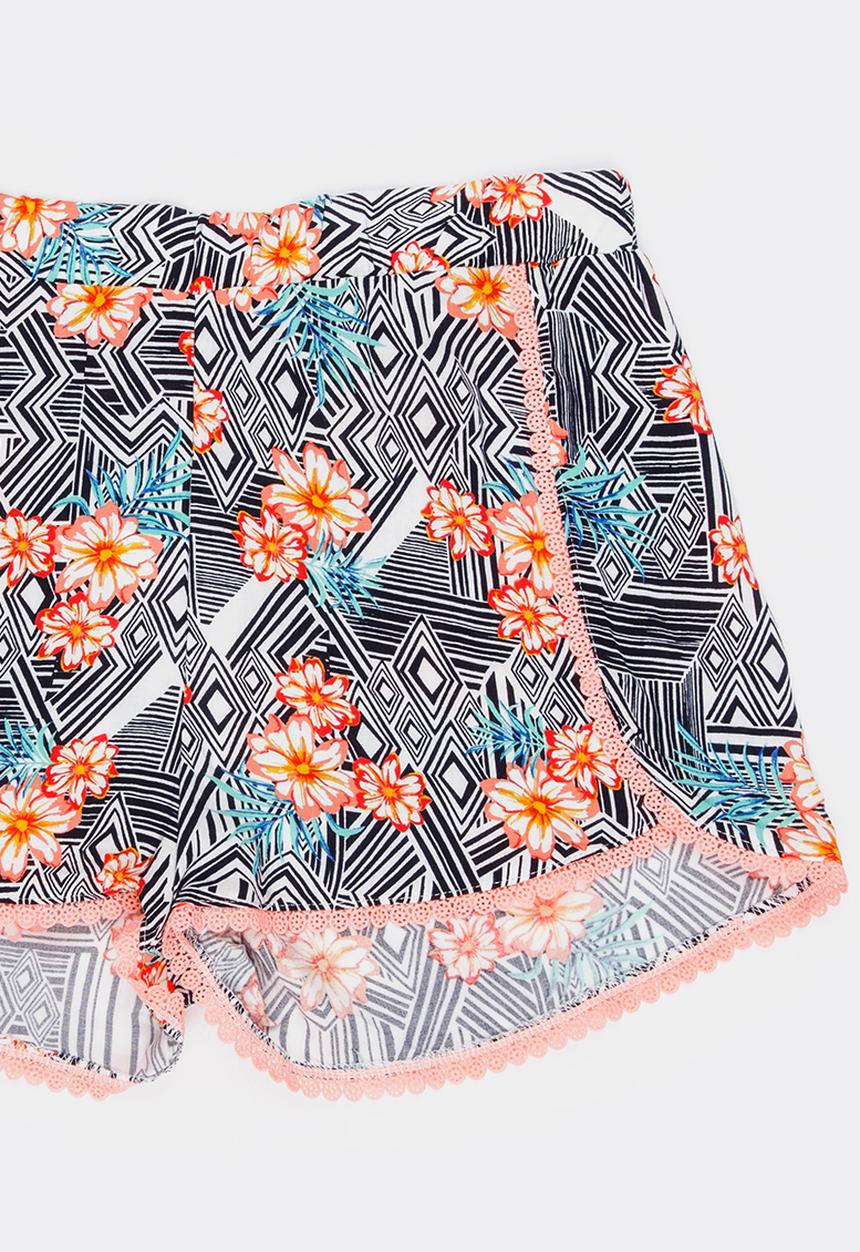 Pop Candy - Printed Shorts Multi-colour