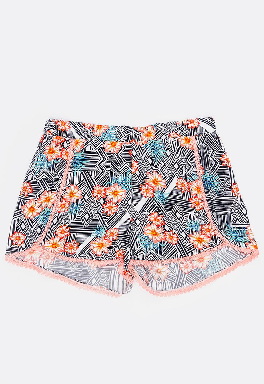 Pop Candy - Printed Shorts Multi-colour