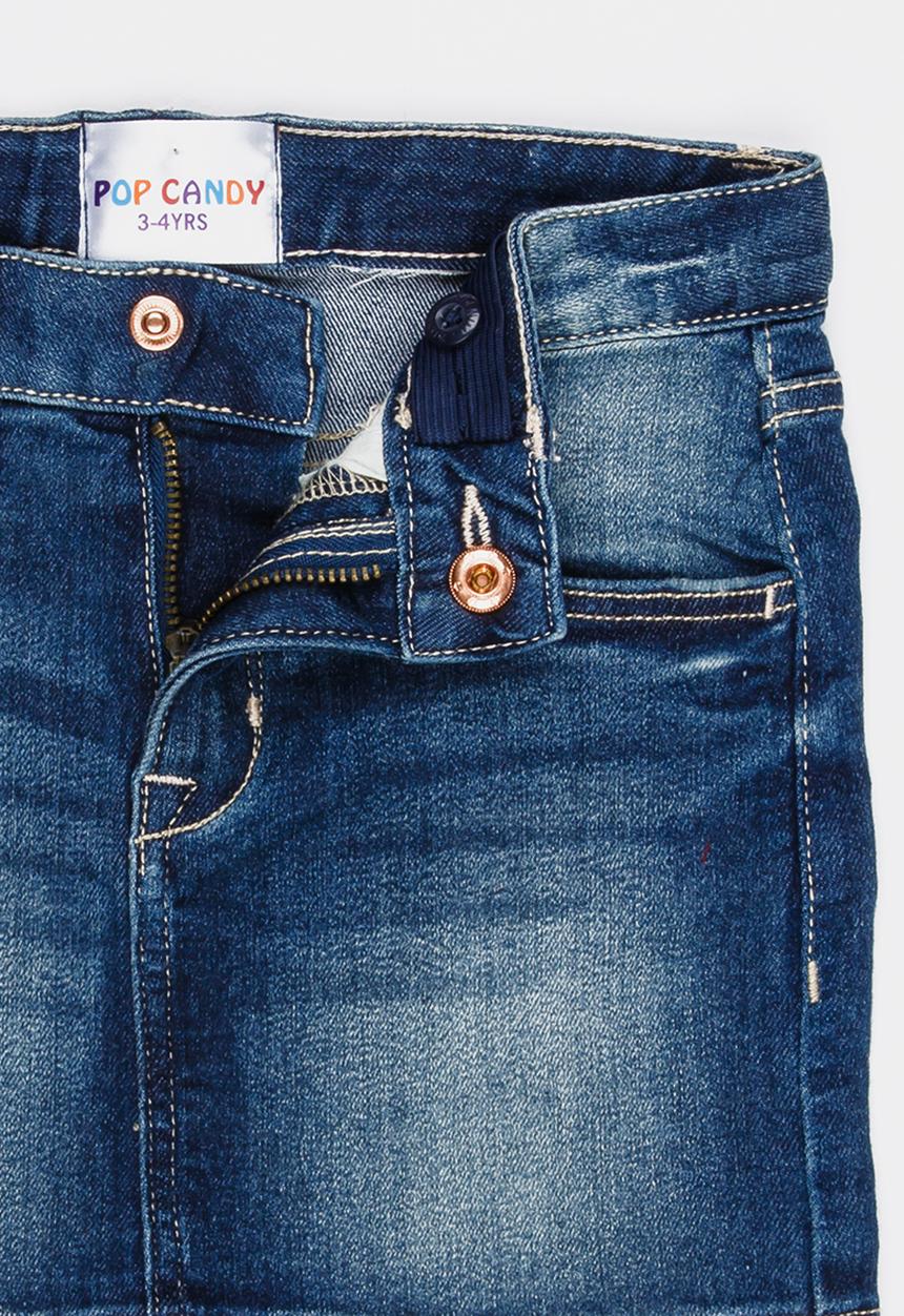 Pop Candy - Denim Skirt Blue