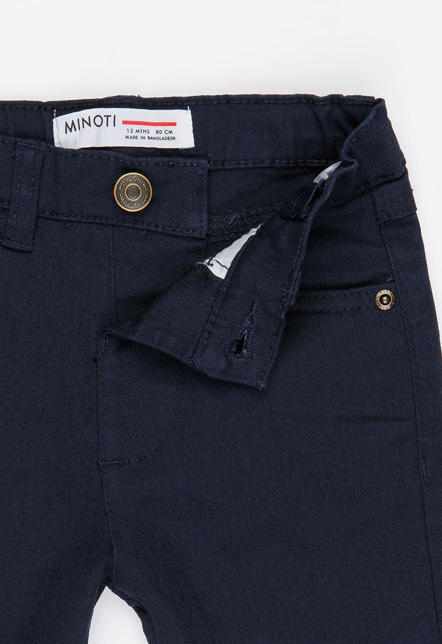MINOTI - Basic Slub Twill Jean Shorts Navy