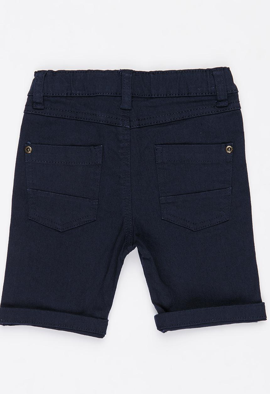 MINOTI - Basic Slub Twill Jean Shorts Navy