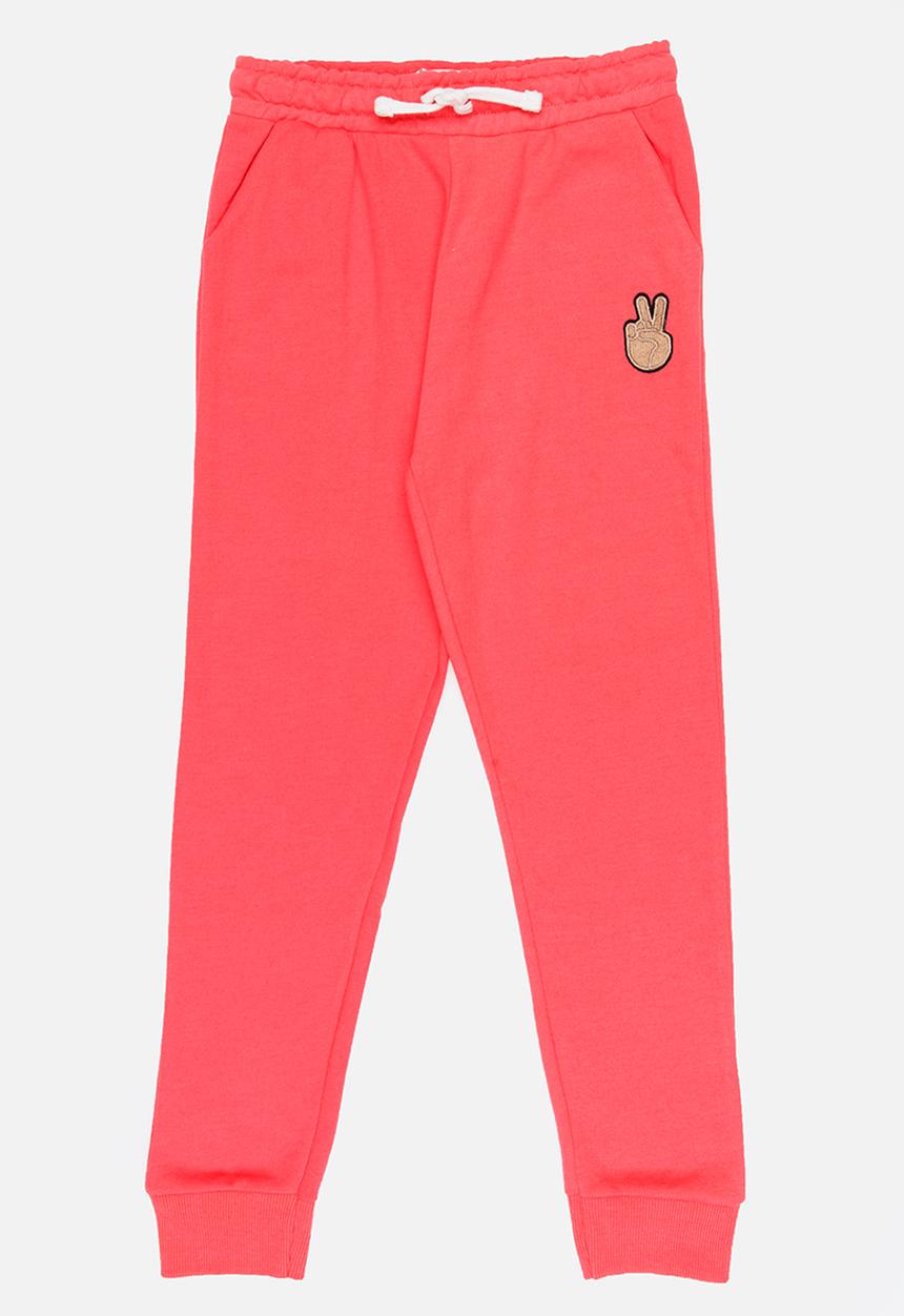 MINOTI - Basic Fleece Joggers Coral