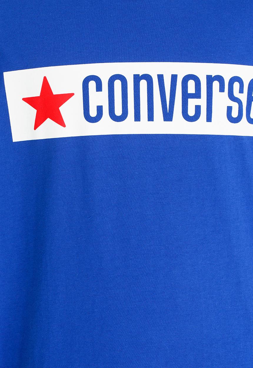 Converse - Converse Vintage Logo Ringer Tee Blue