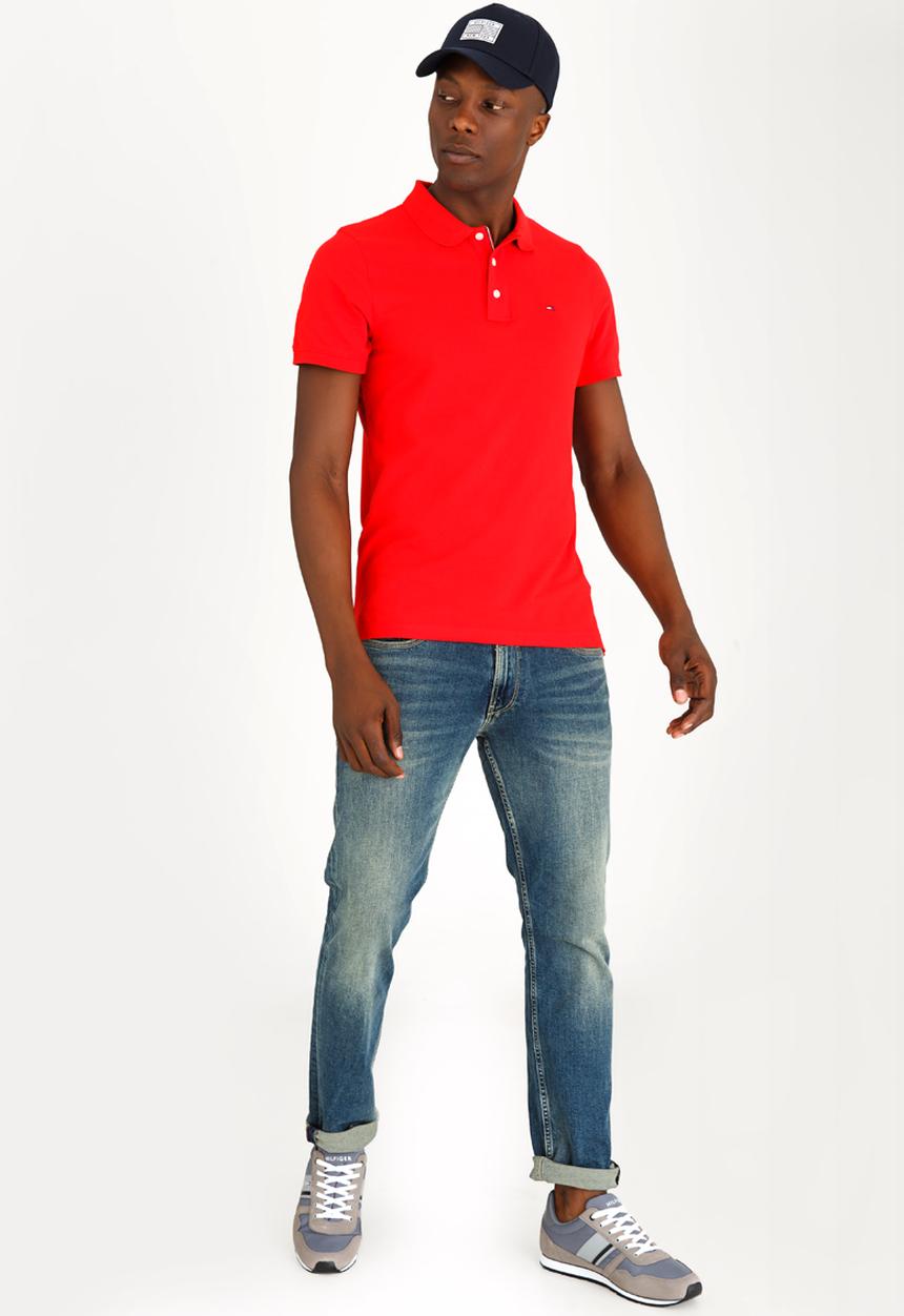 Tommy Hilfiger - Basic Polo Golfer Red