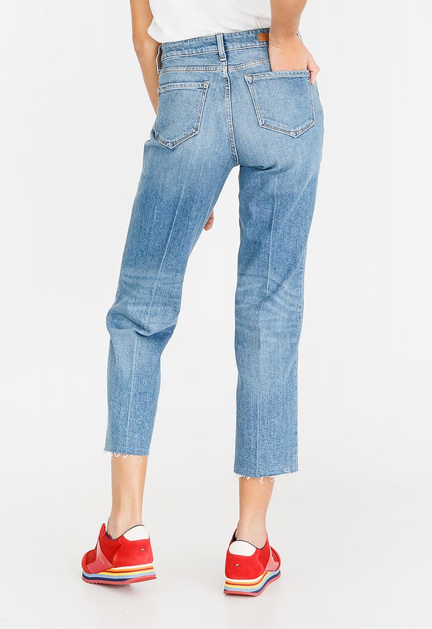 Tommy Hilfiger - Straight Leg Cropped Jeans Mid Blue