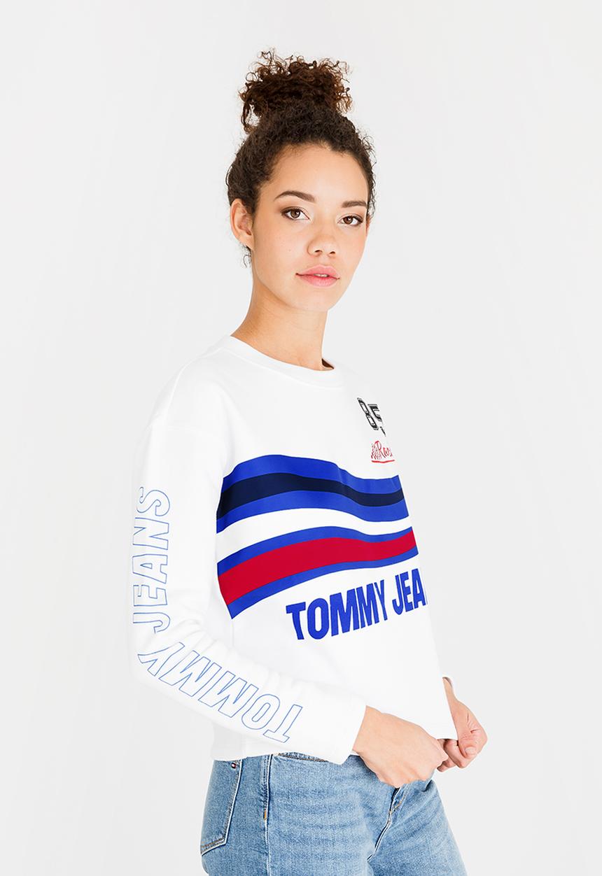 Tommy Hilfiger - Racing Logo Sweatshirt White