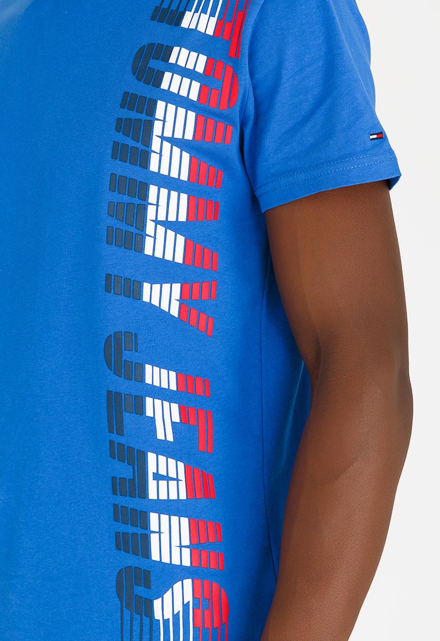 Tommy Hilfiger - Vertical Tee Blue